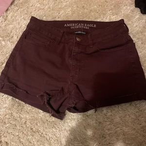 Hi rise American eagle shorts